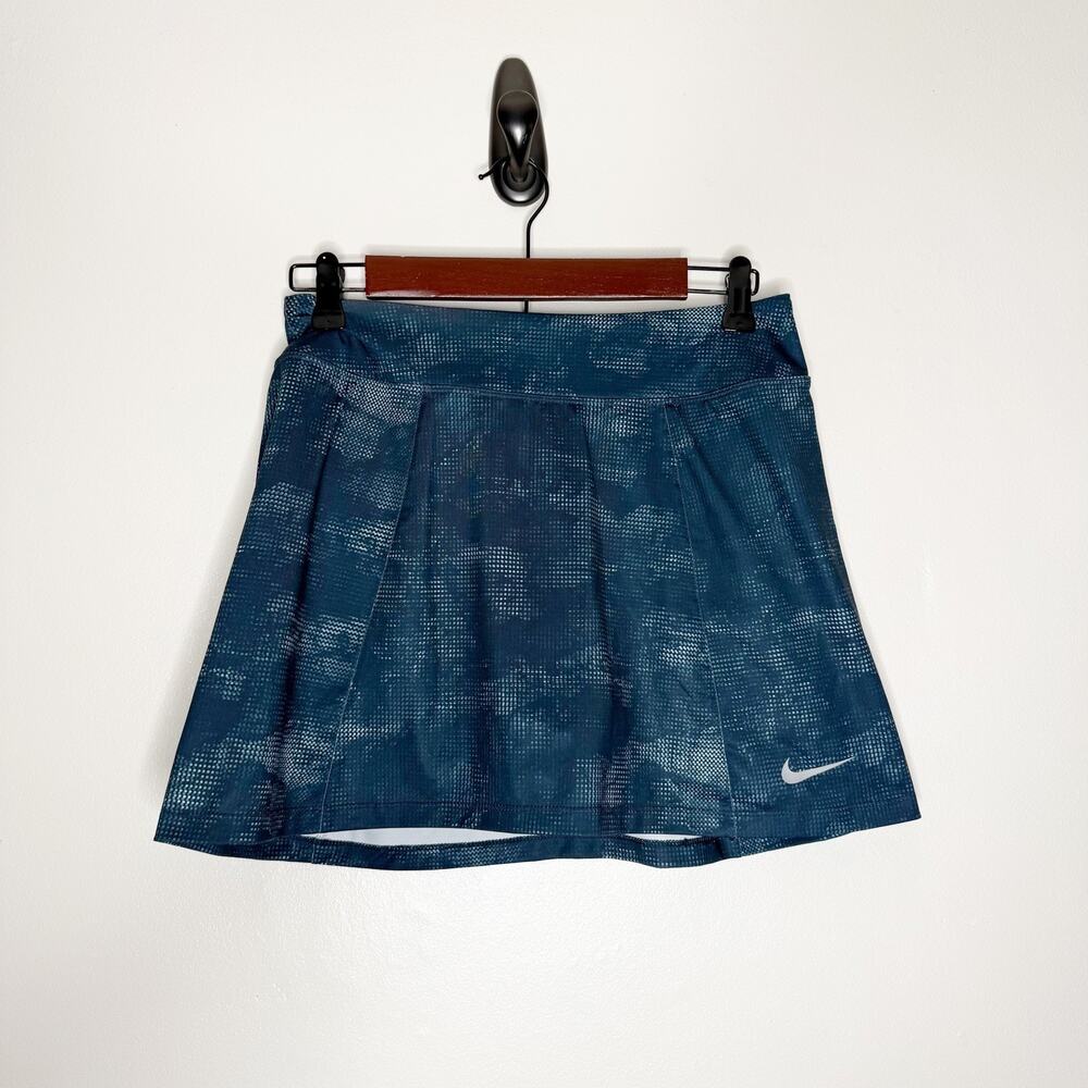 Nike Golf Dri-Fit Camo Digital Dot Athletic Skort Dark Blue Women’s Size Small